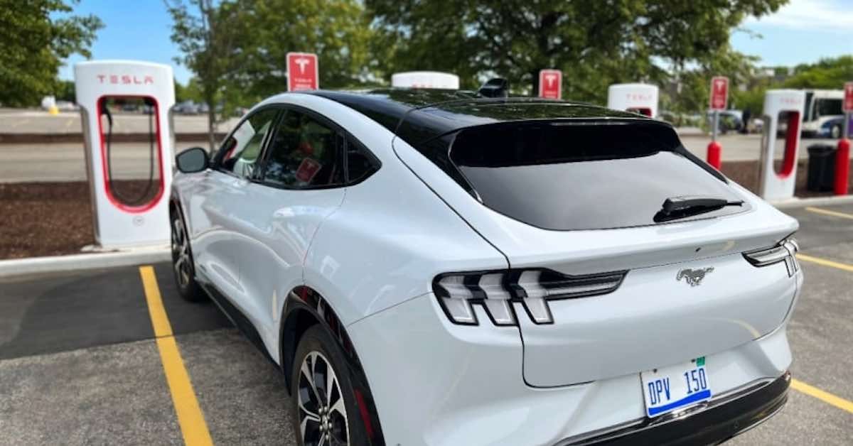 Ford Tesla EV charging partnership
